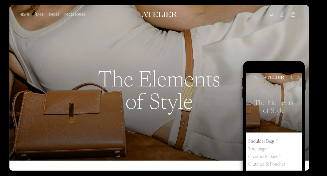 ✨ ATELIER: El theme definitivo para relanzar tu marca de moda en Shopify
